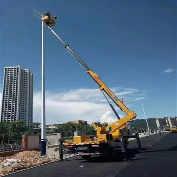 寿光维修路灯的曲臂升降车出租