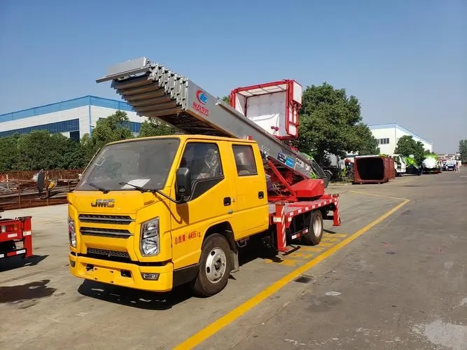 寿光附近云梯车出租 砂石搬运